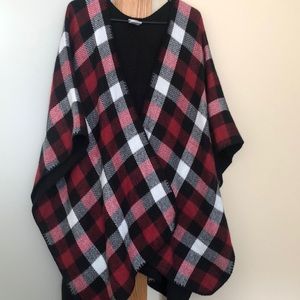 Woolrich buffalo plaid shawl